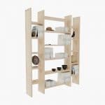 Masif Ahşap 2+1 Kitaplık - Görsel 4