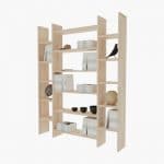 Masif Ahşap 2+1 Kitaplık - Görsel 5