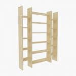 Masif Ahşap 2+1 Kitaplık - Görsel 11