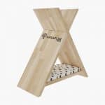 Rustik Meşe Piramit Kedi Evi - Görsel 3