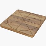 İroko Çift Taraflı Sunum ve Kesme Tahtası