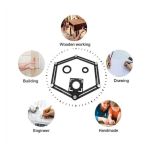 Rox Wood Alüminyum Çok Fonksiyonlu Delik Şablon Cetveli - Görsel 3