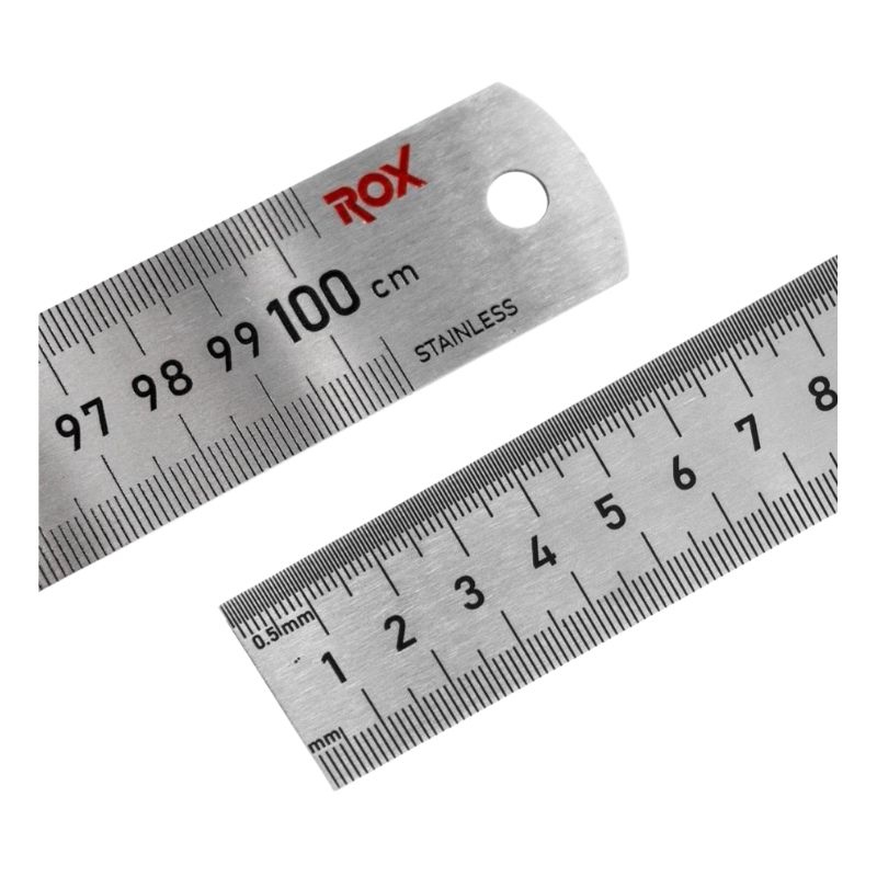 チェルページ Rox Çift Taraflı Çelik Cetvel - Ahşaplar
