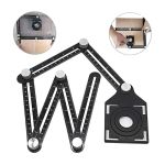 Rox Wood Alüminyum Çok Fonksiyonlu Delik Şablon Cetveli - Görsel 2