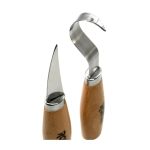 Rox Wood Ahşap Kaşık Kuksa Oyma Bıçak Seti 2 Parça - Görsel 2