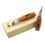 Rox Wood Ahşap Kaşık Kuksa Oyma Bıçak Seti 2 Parça - Görsel 5