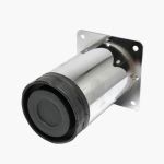 Kapsan Metal Baza Ayağı Krom Ayarlı - Yükseklik 10cm - Görsel 2
