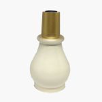 Dizayn Plastik Ayak Royal Düz Gölgeli Altın Sarı