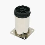 Sym Metal Yuvarlak Ayak İnox 8 cm