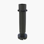 Mesan Baza Ayağı Hector 5 Kirişli Siyah - Görsel 2