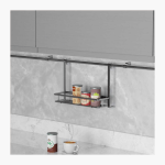 Starax Lüks Baharatlık Tek Küçük Raflı Krom - Görsel 2